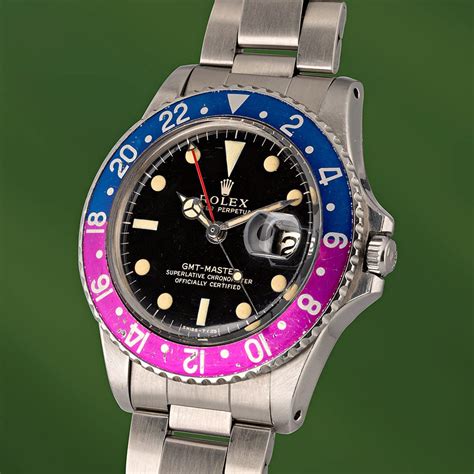 rolex gmt-master 1675 fuchsia|vintage rolex gmt 1675.